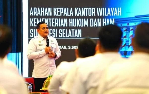 Beri Pengarahan, Ini Pesan Kakanwil Kemenkumham Sulsel