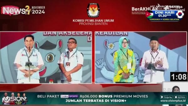 Momen Memanas di Debat Perdana Pilkada Banten 2024: Saling Sindir Jadi Sorotan!