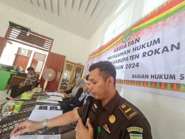 Polres Rohul Bersama PN dan Kejari Laksanakan Penyuluhan Hukum di Rokan Timur