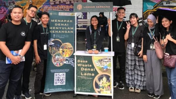 Kampanye Desa Pariwisata Denai Lama Meriahkan Car Free Day di Lapangan Merdeka Medan