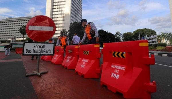 Ini 12 Titik Penutupan Jalan Pelantikan Presiden pada Minggu 20 Oktober 2024