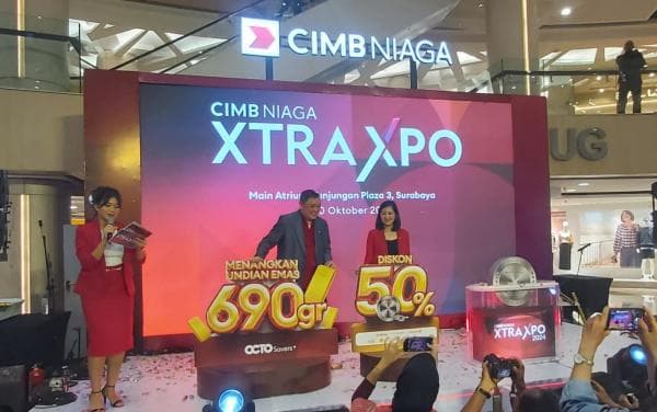 CIMB Niaga Apresiasi Nasabah Loyal Lewat  XTRA XPO Surabaya 2024, Banyak Penawaran Menarik!