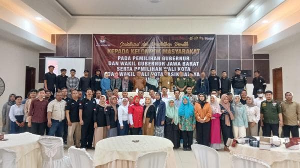 KPU Kota Tasikmalaya Gencar Sosialisasikan Pilkada 2024, Targetkan Partisipasi Pemilih 90 Persen