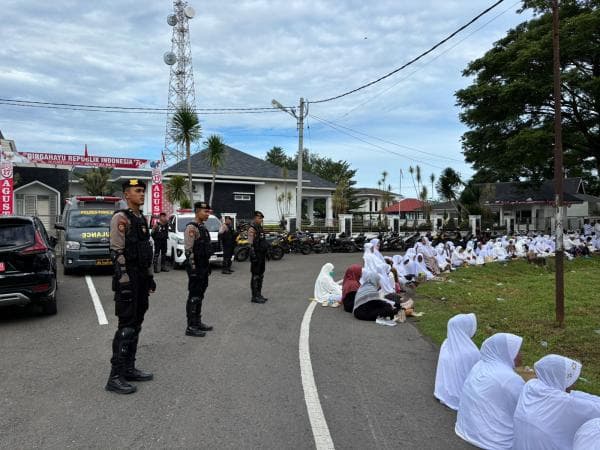 Pengamanan Optimal Polres Pidie Jaya Warnai Haul ke-5 Sirul Mubtadin