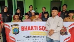 Wujud Syukur, Perwira SIP Angkatan 51 SIAP Polda Sumut Berbagi di Panti Asuhan