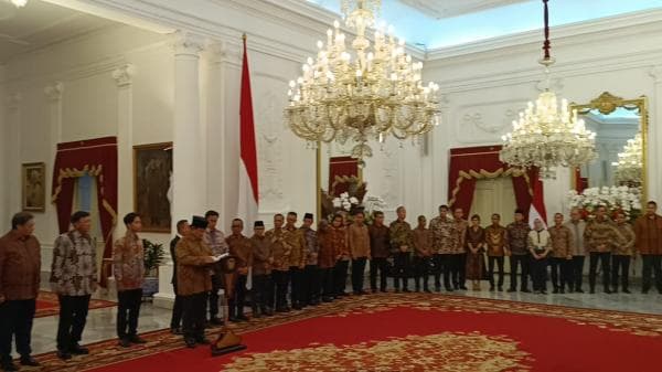 Kabinet Merah Putih Prabowo-Gibran diumumkan, Berikut Daftar Susunannya