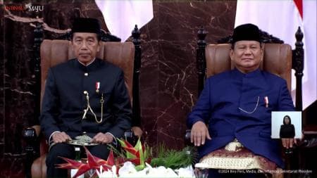 Teriakan Free Palestina Menggema saat Pelantikan Prabowo-Gibran