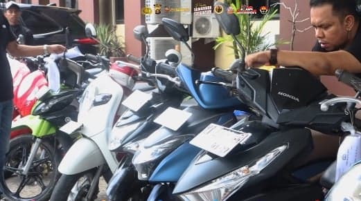 Puluhan Motor Curian Diamankan, Pemilik Diminta Mengambil ke Polresta Samarinda