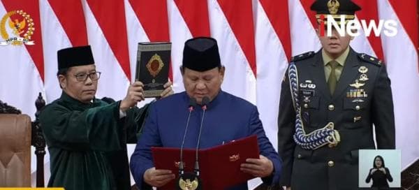 Prabowo Subianto-Gibran Rakabuming Raka Resmi Dilantik sebagai Presiden, Ini Janji untuk Indonesia!