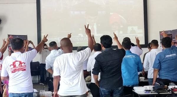 Relawan Gelar Nobar Pelantikan Presiden, Serukan Prabowo 2 Periode