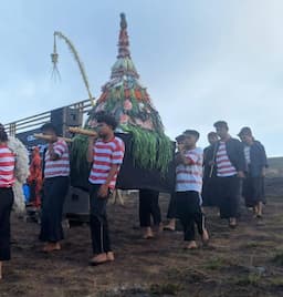 Melihat Keunikan Tradisi Rokat Bhumih Kawah Wurung Bondowoso