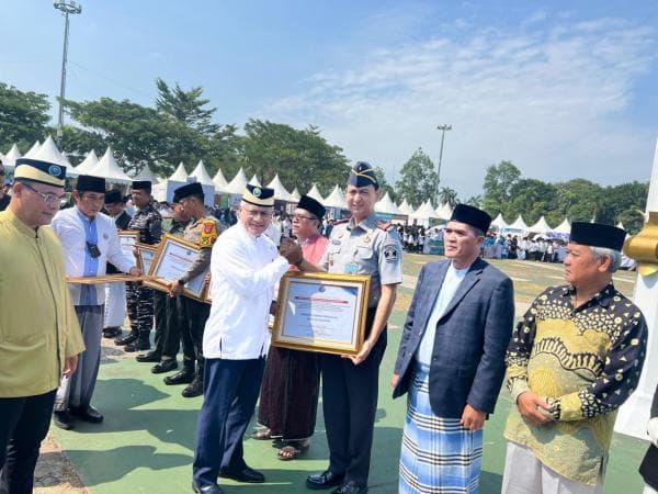 Komitmen Bersih Narkoba, Lapas Cilegon Dapat Penghargaan di Acara Hari Santri Nasional 2024