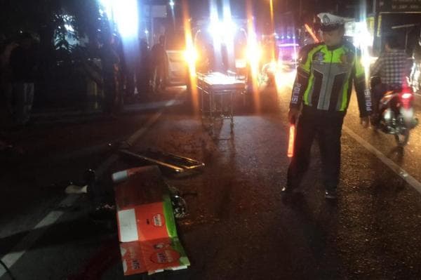 Kecelakaan Maut di Bululawang, Pengendara Motor Wanita Tewas