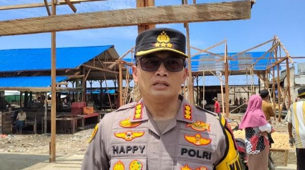 Polresta Sorong Kota Tunggu Hasil Labfor Terkait Kebakaran Pasar Sentral Remu