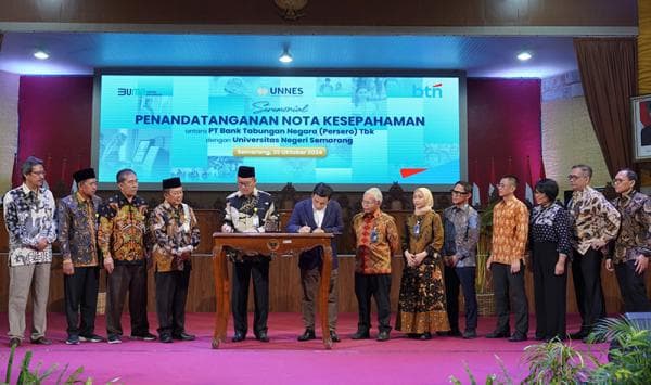 Unnes Gandeng BTN Siapkan SDM Andal di Era Digital, Ini Tujuannya