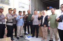 Wakapolres Kota Dumai Pimpin Pengamanan Pengadaan Logistik Pilkada di Gudang KPU