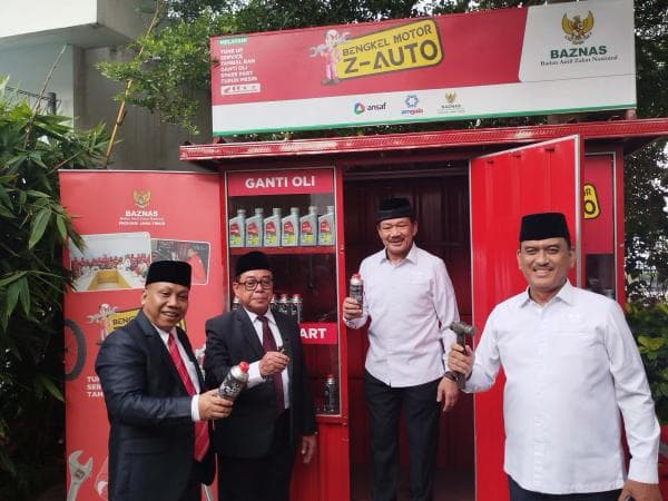 Bengkel 'Kecil' di Jatim Disulap Baznas dengan Zakat Agar Naik Kelas