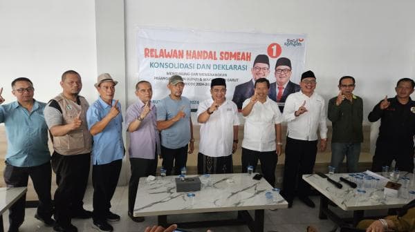 Deklarasi Relawan Handal Someah, Tim Nadiman Golkar Dukung Helmi -Yudi di Pilkada Garut