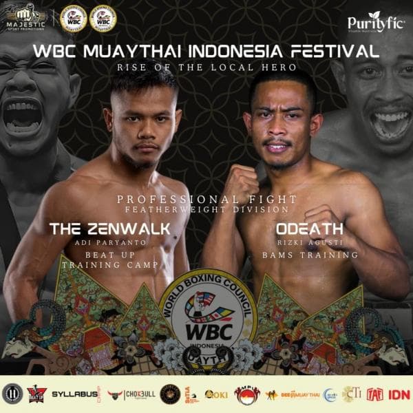 Adi "ZenWalk" Siap Comeback di Ring WBC MuayThai Festival pada 10 November Mendatang