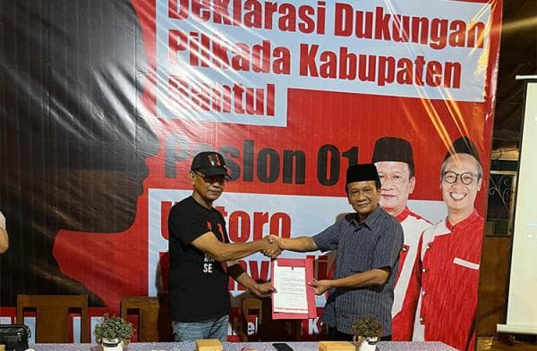 Pilkada Bantul, Bolone Mase Siap Menangkan Untoro-Wahyudi