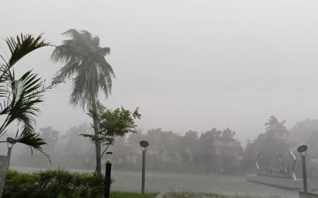 Hujan Es Batu, Banjir, Pohon Tumbang di Beberap Titik Kota Depok