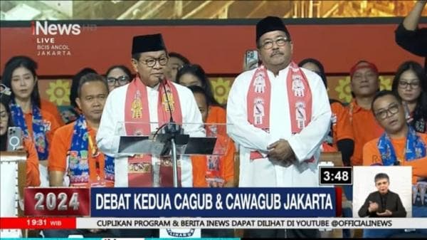 Debat Kedua Pilgub Jakarta, Pramono Anung Bawa-bawa Nama Cikarang saat Bertanya ke RK