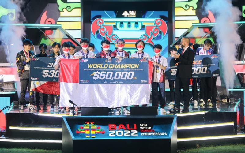 Indonesia Juara Umum IESF 14th World Esports Championship 2022, PB ESI: Sesuai Target!