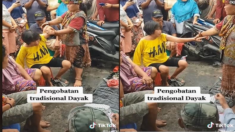 Mengintip Pengobatan Suku Dayak, Sosok Perempuan Sakti Ini Langsung Jadi Buruan