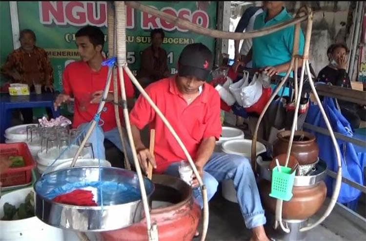 Libur Nataru Jadi Berbah bagi Pedagang Dawet di Bogem Sleman, Sehari Laku 1.200 Mangkuk