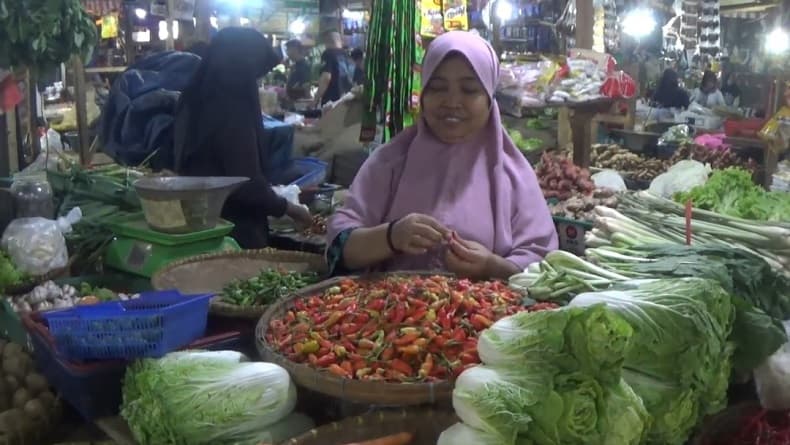 Harga Cabai Rawit Merah di Pasar Tradisional Purwakarta Semakin Pedas