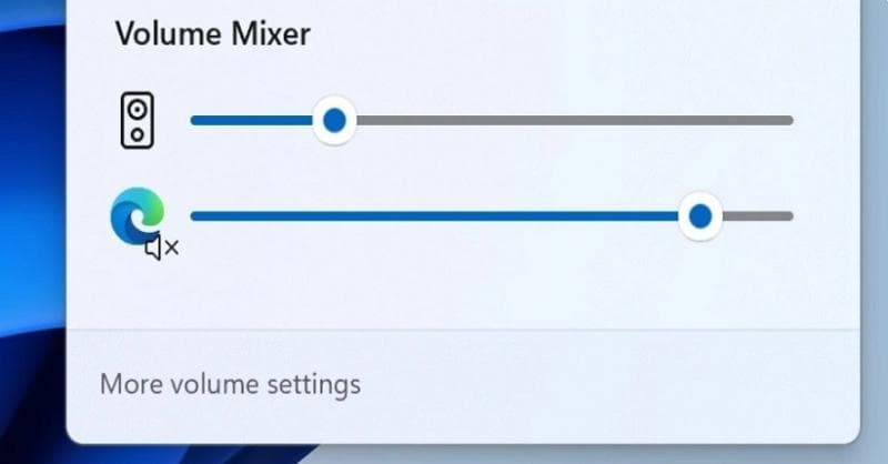 Mixer Volume Khusus Bakal Sambangi Windows 11, Pengguna Bisa Sesuaikan Level Audio