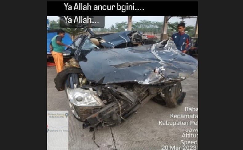 Penampakan Mobil Syabda Perkasa Belawa Hancur Usai Kecelakaan di Tol Pemalang