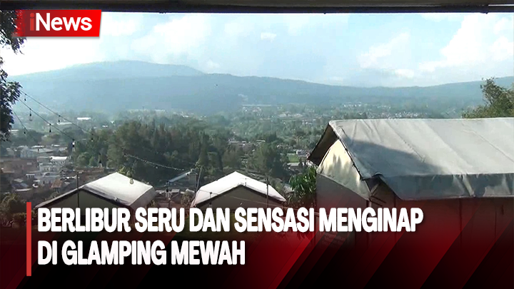 Serunya Menginap di Glamping View dengan Sensasi Menghadap Gunung Tangkuban Perahu