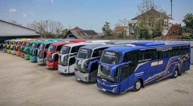 Jetbus 5 Laris Manis Diborong, Simak 10 Potret Bus Terbaru Adi Putro yang Tampil Warna-warni