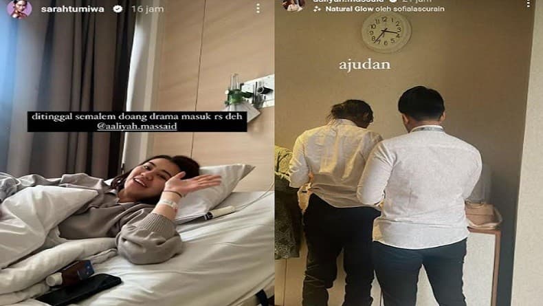 Aaliyah Massaid Unggah Foto Terbaring di RS, Pamer Punya Ajudan Pribadi