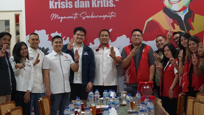 Taruna Merah Putih Konsolidasi dengan Pemuda Perindo Menangkan Ganjar-Mahfud