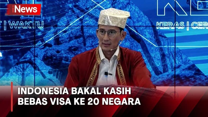 Bakal Kasih Bebas Visa untuk 20 Negara Masuk RI, Begini Penjelasan Sandiaga Uno