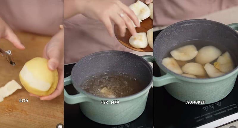 Resep Buah Pir Rebus untuk Redakan Batuk dan Pilek, Pakai Jahe dan Cengkih Makin Sedap