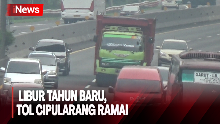 Libur Panjang Tahun Baru 2024, Tol Cipularang Ramai Kendaraan