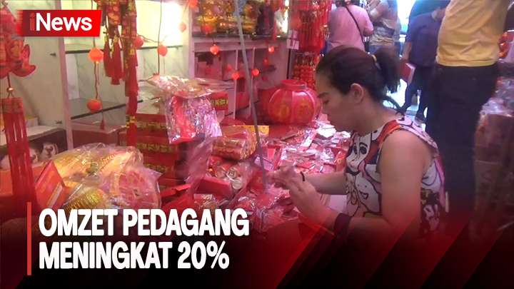 Jelang Imlek, Peningkatan Omzet Pedagang Pernak Pernik di Medan Mencapai 20