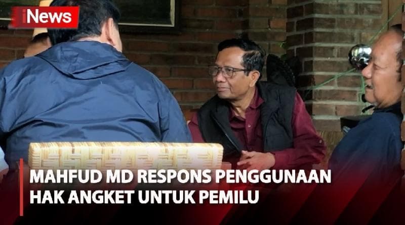 Soal Hak Angket untuk Pemilu, Begini Respons Mahfud MD