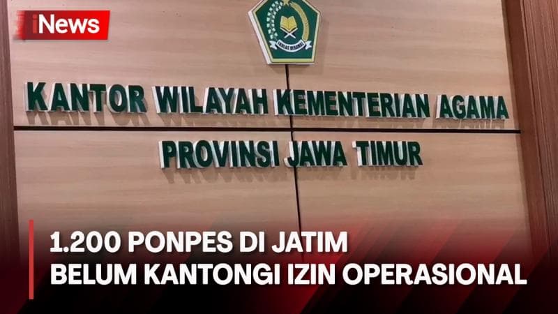 1.200 Pondok Pesantren di Jatim Belum Kantongi Izin Operasional, Termasuk Al Hanifiyyah