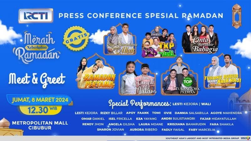 Saksikan Lesti Kejora, Rizky Billar dan Pemain Sinetron dalam Meet & Greet Artis Program Ramadan RCTI di Cileungsi Saksikan Lesti Kejora, Rizky Billar dan Pemain Sinetron dalam Meet & Greet Artis Program Ramadan RCTI di Cileungsi