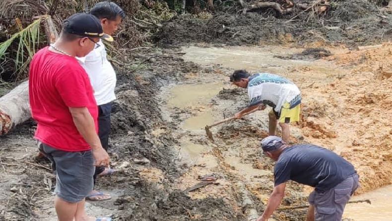 Jaringan Pipa Perumdam di Bangka Barat Rusak, Diduga akibat Tambang Ilegal