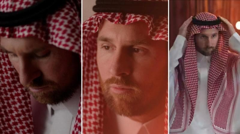 Potret Ganteng Messi Pakai Sorban, Netizen Gemas: Looking Cute Potret Ganteng Messi Pakai Sorban, Netizen Gemas: Looking Cute