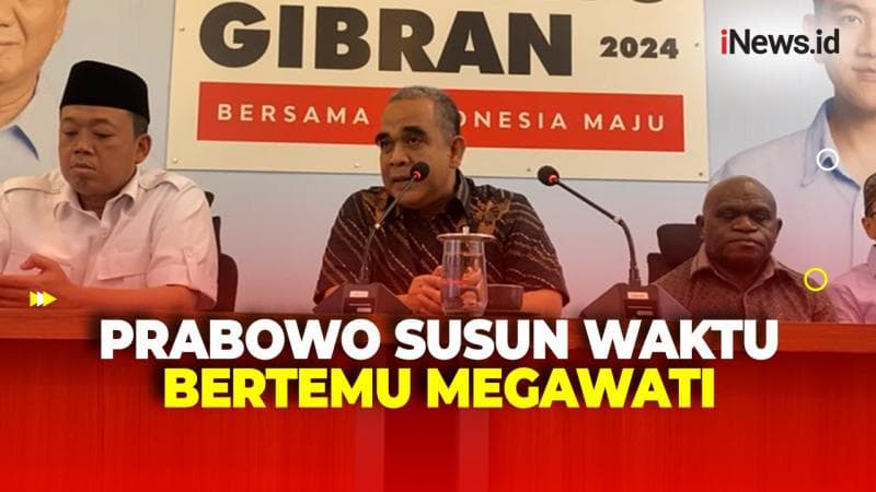 Buka Pintu Rekonsiliasi, TKN Bocorkan Prabowo sedang Susun Waktu Bertemu Megawati