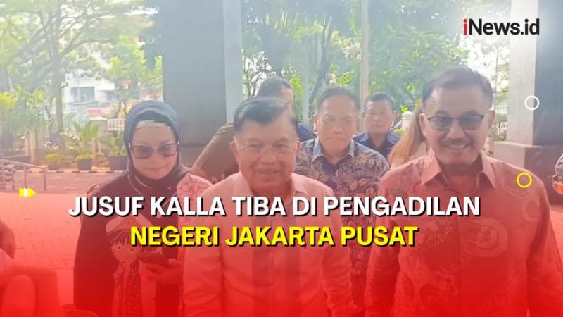 Tiba di PN Jakpus, Jusuf Kalla Bakal Jadi Saksi di Sidang Eks Dirut Pertamina 