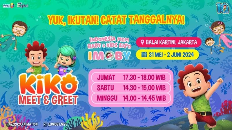 KIKO dan LOLA Akan Hadir Kembali dengan Meet and Greet Seru di IMOBY Jakarta 2024 