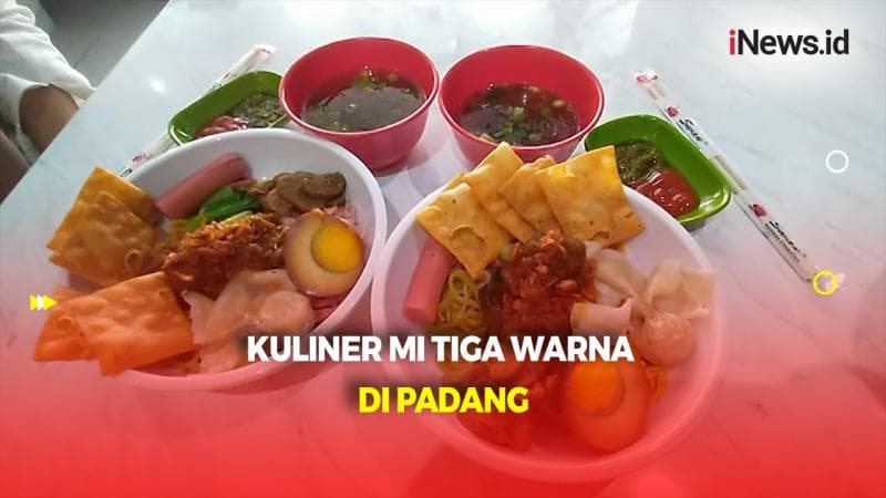 Sehat dan Lezat, Menyantap Kuliner Mi Tiga Warna di Padang