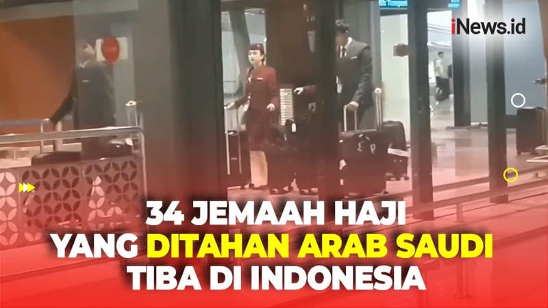 34 Jemaah Haji yang Ditahan Karena Gunakan Visa Ziarah Tiba di Indonesia